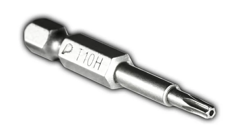 Бита отверточная Torx Tamper-10 х 50мм (2шт), блистер, ПРАКТИКА "Профи"