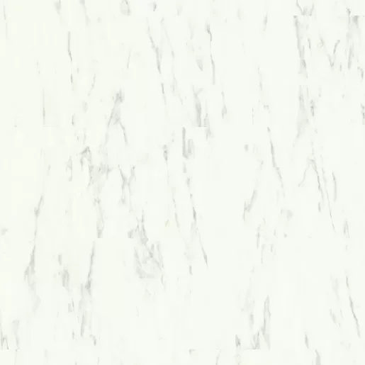 Плитка виниловая QUICK STEP ORO Мрамор каррарский белый 610*303*5мм, арт.AVSTU40136
