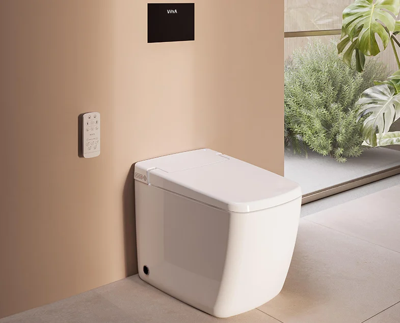 Унитаз напольный Vitra V-Care Prime интеллектуальный, цвет белый