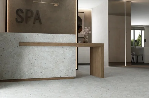 Керамогранит Пиастрелла Terrazzo grigio матовый 600*1200 арт.TG12621