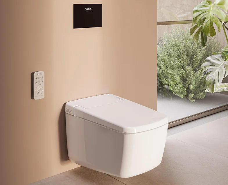 Унитаз подвесной Vitra V-Care Prime интеллектуальный, цвет белый