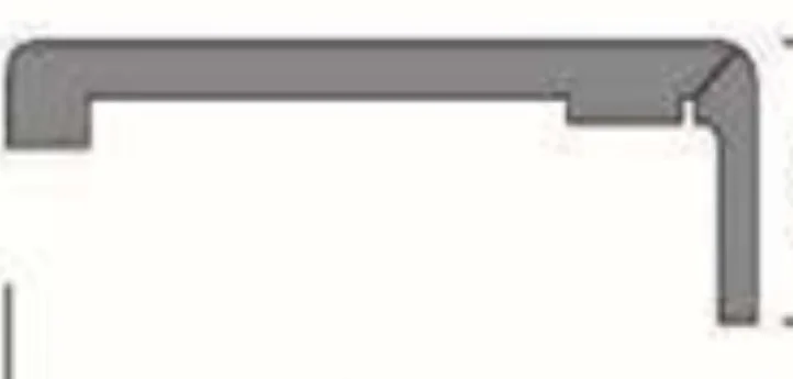 Наличник VERDA дверной прямой итальянский орех 58*8*2150, ПВХ покрытие