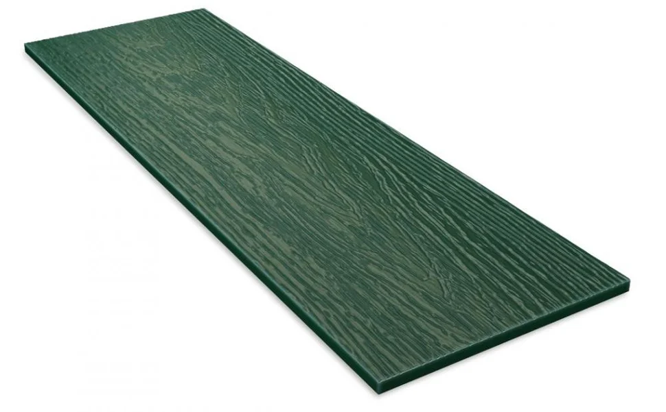 Фибросайдинг DECOVER Natur (заленый мох, RAL 6005) 190*3600*8мм