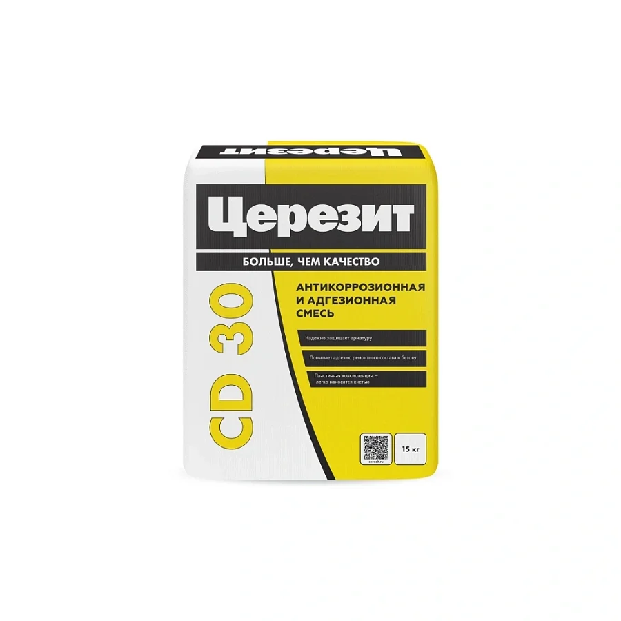 Смесь CERESIT CD 30 для защиты арматуры от коррозии 15 кг