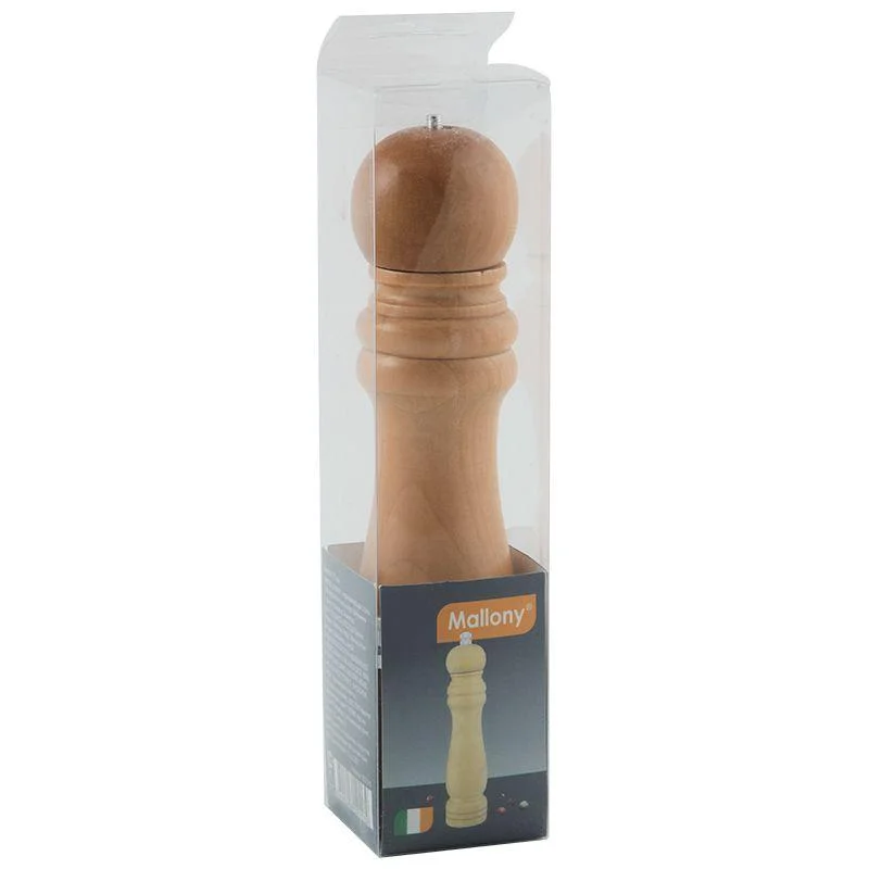 Перцемолка ручная MALLONY PICCANTE высота 21 см, дерево, нерж сталь