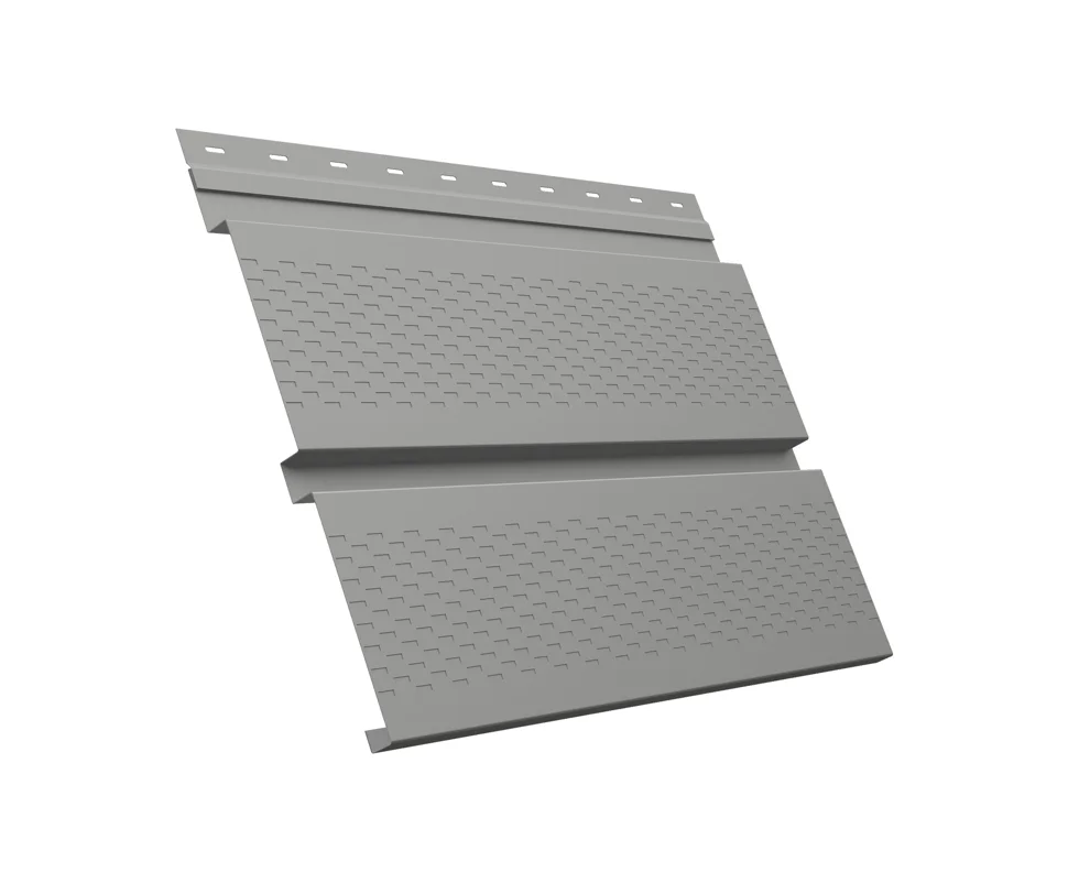 Софит металлический Квадро брус с перфорацией Drap RAL **, Grandline, 0.34*1,5м