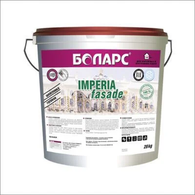 Шпаклевка фасадная финишная БОЛАРС IMPERIA ФАСАД готовая 28 кг Шпаклевка фасадная финишная БОЛАРС IMPERIA ФАСАД готовая 28 кг