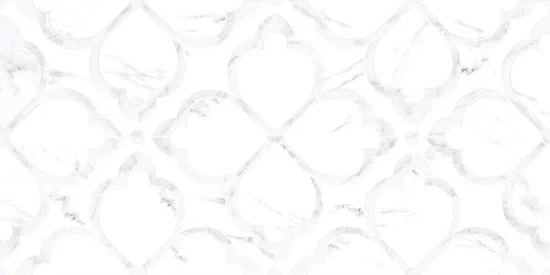 Плитка CERSANIT Carina цветы белый глянец 29,8x59,8*9мм арт.16959