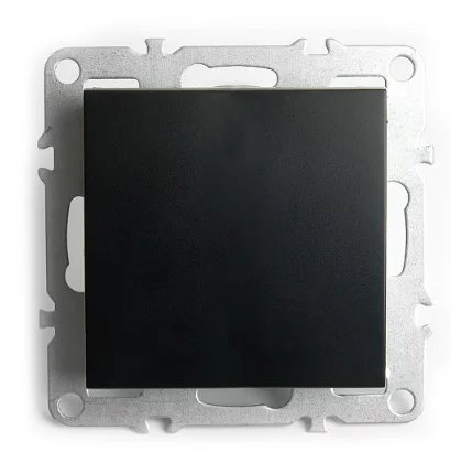 Выключатель одноклавишный СП 220V, 10А, (механизм), черный (PSW10-9103-03) Эрна STEKKER Выключатель одноклавишный СП 220V, 10А, (механизм), черный (PSW10-9103-03) Эрна STEKKER