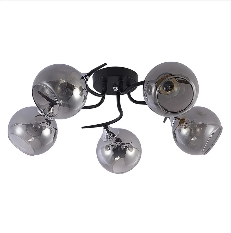 Люстра Sorriso 4105-5 BK+CR