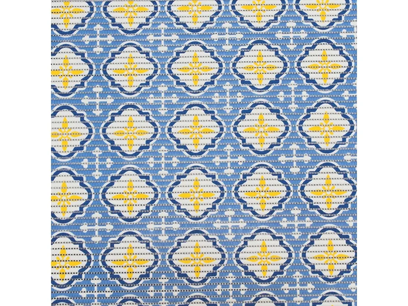 Коврик из вспененного ПВХ "ПРЕОБРАЖЕНИЕ" 0,80х15м 203PT-blue-yellow