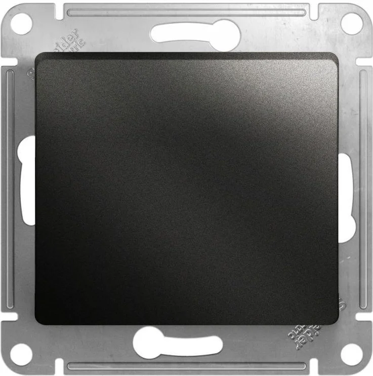 Механизм выключателя 1-кл. СП Glossa 10А IP20 (сх. 1) 10AX антрацит Schneider Electric GSL000711