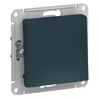 Механизм выключателя 1-кл. СП AtlasDesign 10А изумруд SchE ATN000811