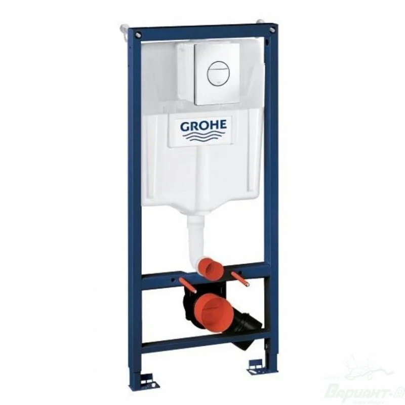 Инсталляция GROHE Solido для подвесного унитаза 3 в 1, с накладной панелью NOVA COSMO