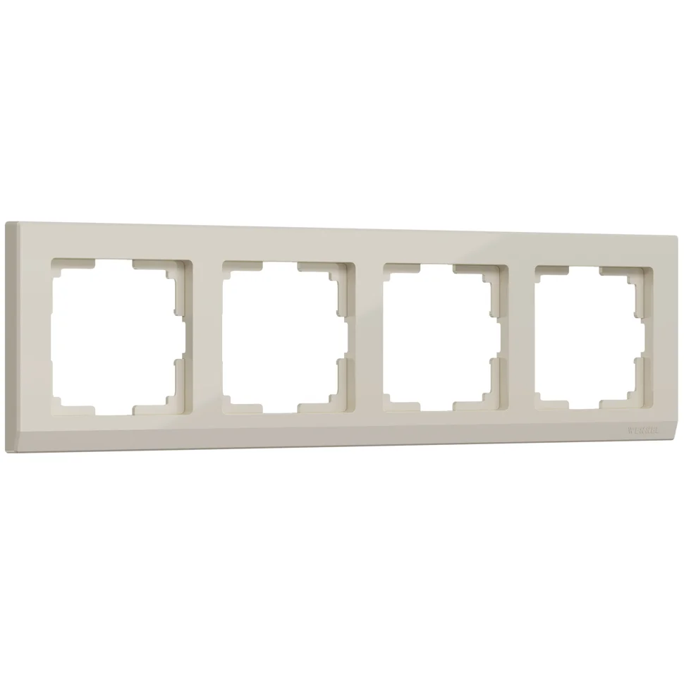 Рамка 4-местная Werkel Stark, слоновая кость, WL04-Frame-04-ivory , W0041803