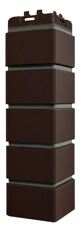 Угол наружный Grandline шоколадный со швом RAL 7006 (Клинкерный кирпич Design) 0,12*0,39 м