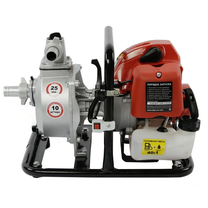 Мотопомпа бензиновая DDE WP250 (вых 25 мм/1" дв 43 см3/1,9 л.c. выс 45 м 10 м3/час)
