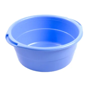 Таз 8л круглый пластиковый особо прочный цвет в ассортименте