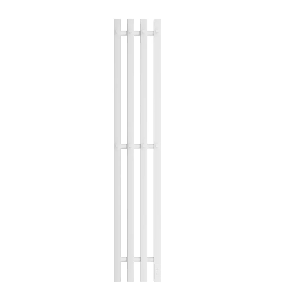 Полотенцесушитель электрический POINT Гермес (electro) 180х1200 3 круглых перекладины, диммер справа, белый матовый