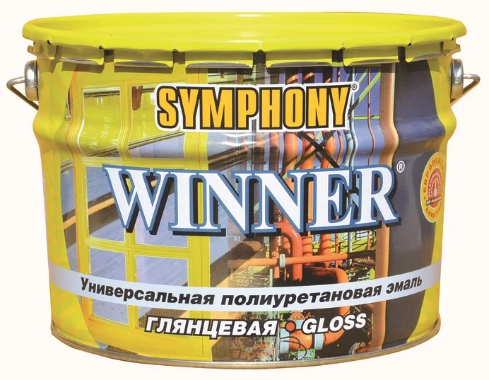 Эмаль SYMPHONY виннер С полиуретановая глянцевая 9л