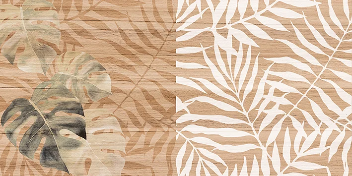 Плитка LAPARET Organic коричневый узор стена 20х40 арт.08-01-15--2454