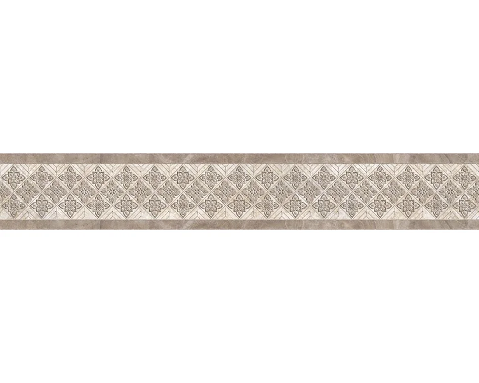 Плитка AlmaCeramica Veliente бордюр 80*500*7,5 арт. BWU54VLN004