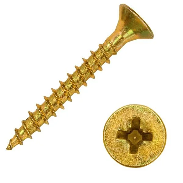 Саморезы гипс-дерево 4,8x120 желтый цинк (уп 15кг)