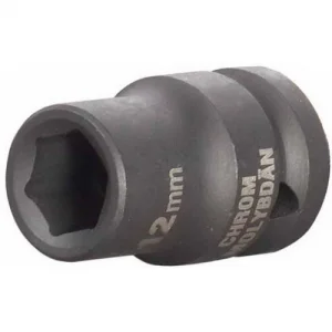 Головка торцевая, ударная 1/2", 11мм, Cr-Mo, KRAFTOOL "INDUSTRIE QUALITAT" 27940-11, FLANK, фосфатированная
