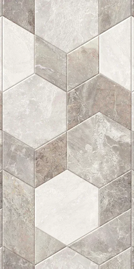 Панель ПВХ 0,25*2,7м Термопечать Мрамор микс №875 Оранда К