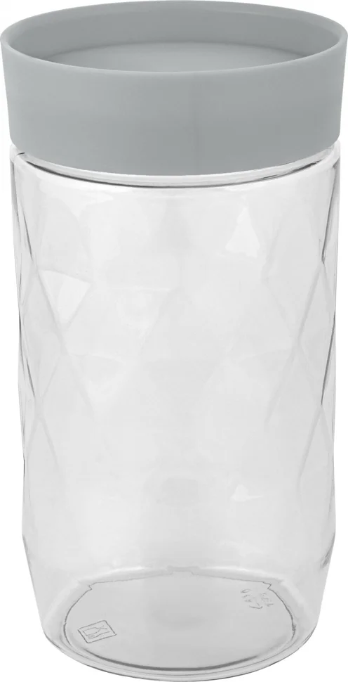 Банка для сыпучих продуктов Plast Team Stockholm 1л серый шторм* Банка для сыпучих продуктов Plast Team Stockholm 1л серый шторм*