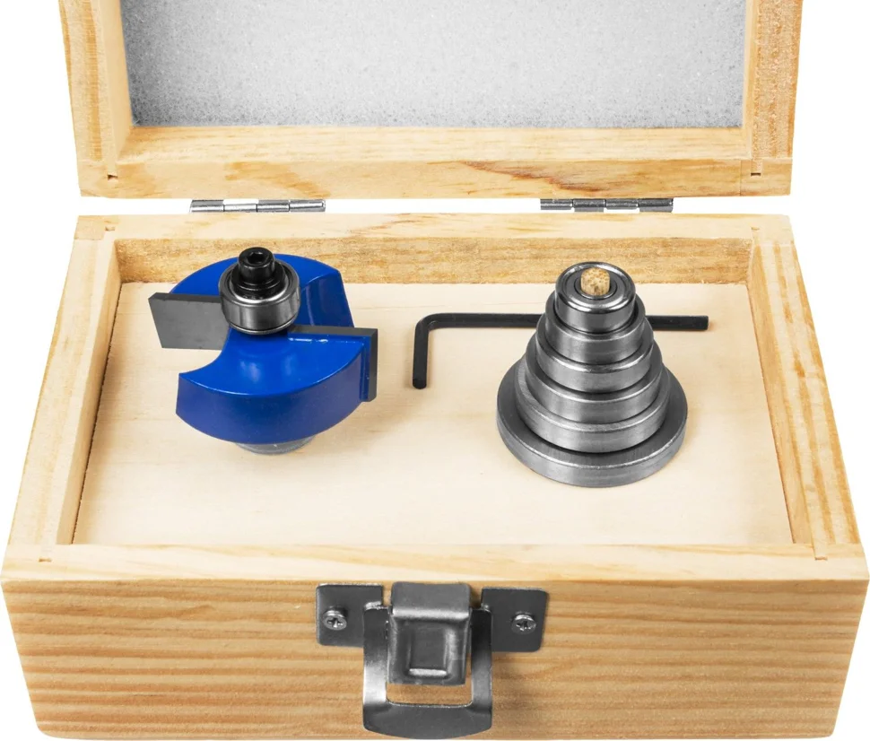 Фреза четвертная фальцевая в наборе с подшипниками, D= 38,1мм, хв.-12 мм, ЗУБР Профессионал Фреза четвертная фальцевая в наборе с подшипниками, D= 38,1мм, хв.-12 мм, ЗУБР Профессионал