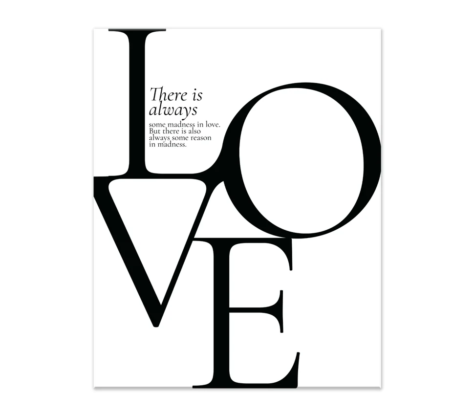 Картина интерьерная VS на холсте Love now 40*50 арт.8245013