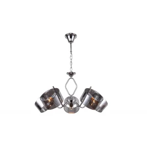 Люстра Модерн 3035-205 Rivoli Lattea P5 CR 5*E14 40W