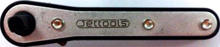 Минитрещетка Jettools двусторонняя для бит и головок 1/4