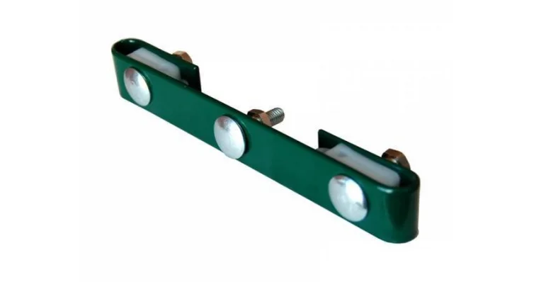 Крепление хомут 62*55 для наконечника (укомплектован антивандальными гайками М6) RAL 6005