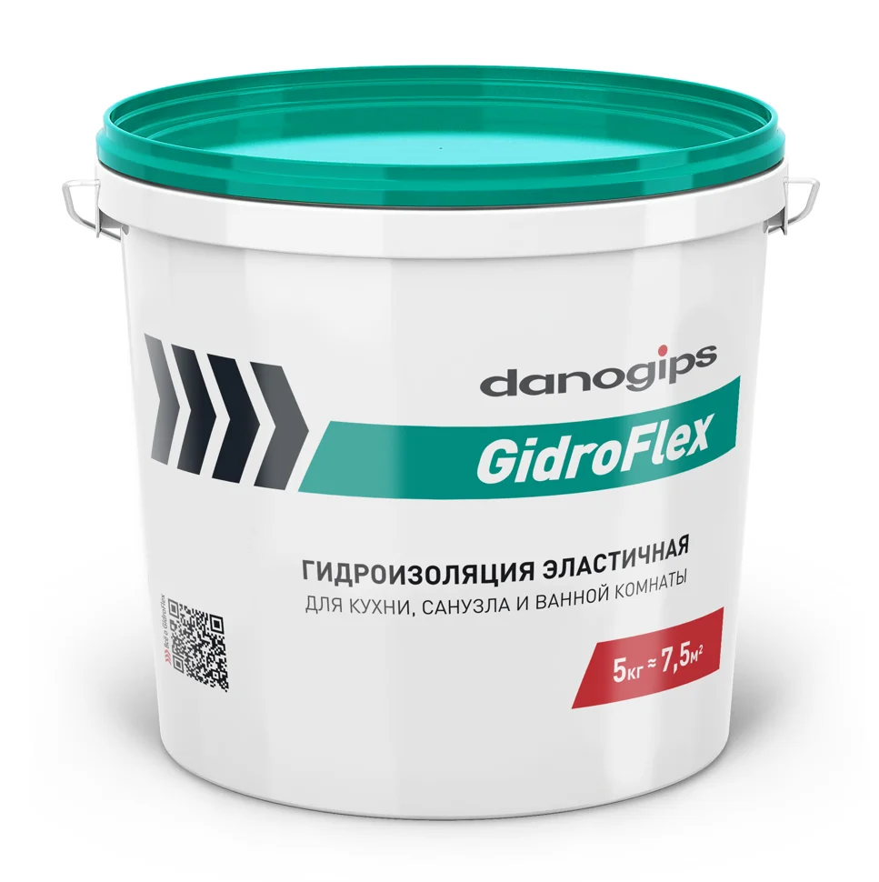 Мастика гидроизоляционная DANOGIPS GidroFlex эластичная 5 кг