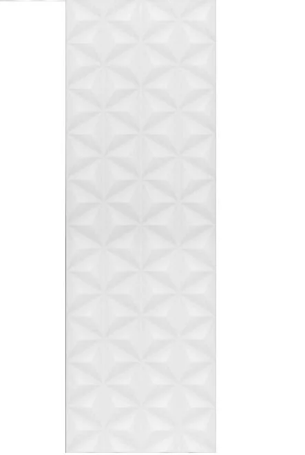 Плитка KERAMA MARAZZI Диагональ белый структура обрезной 25x75x11 арт.12119R