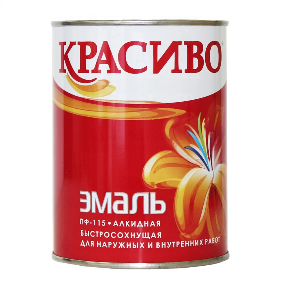 Эмаль ПФ-115 синяя 0,8кг КРАСИВО
