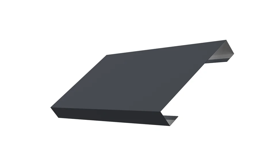 Забор-жалюзи ламель лицевая 125, Texas, Satin Matt RAL **, 0.5 мм, длина *пог.м