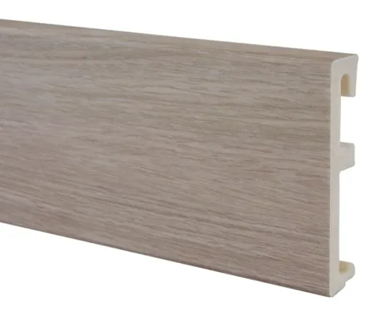 Плинтус SALAG ALPHA Unique Oak 80мм ПВХ гибкий 2,4 м