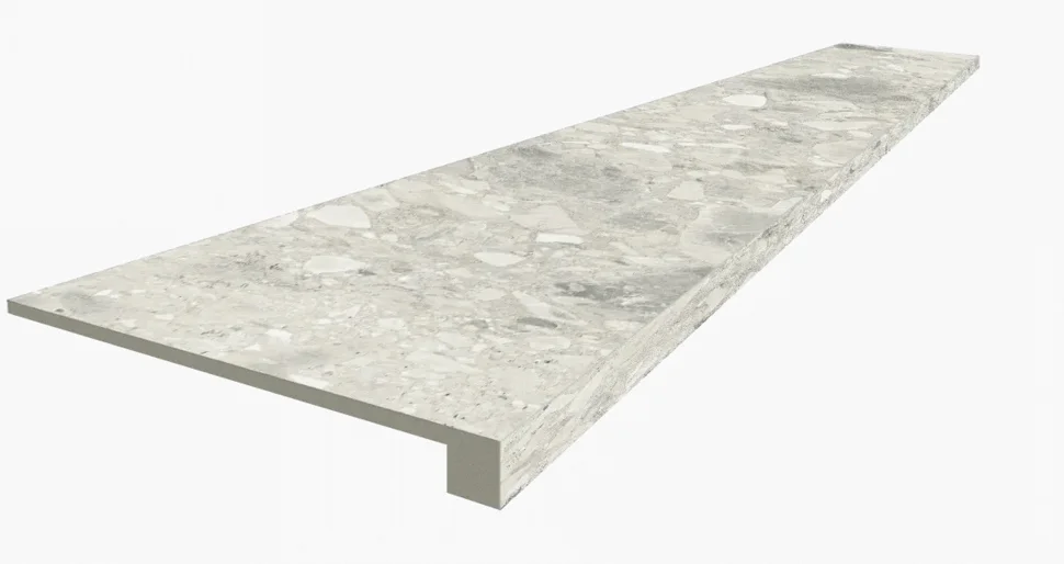 Ступень фронтальная COLISEUM GRES БРЕРА УАЙТ 33x120