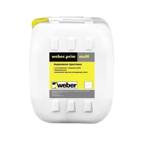 Грунт укрепляющий WEBER.PRIM MULTI белый 5 л