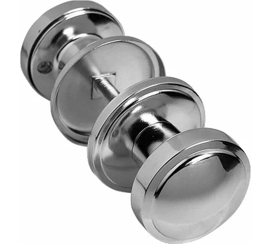 Ручка-кнопка PALIDORE RV-02 PC, хром блестящий
