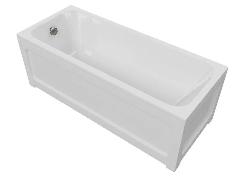 Ванна AQUATEK "МИЯ" Eco-friendly 120х70 без гидромассажа (с фронт. экраном), с ножками