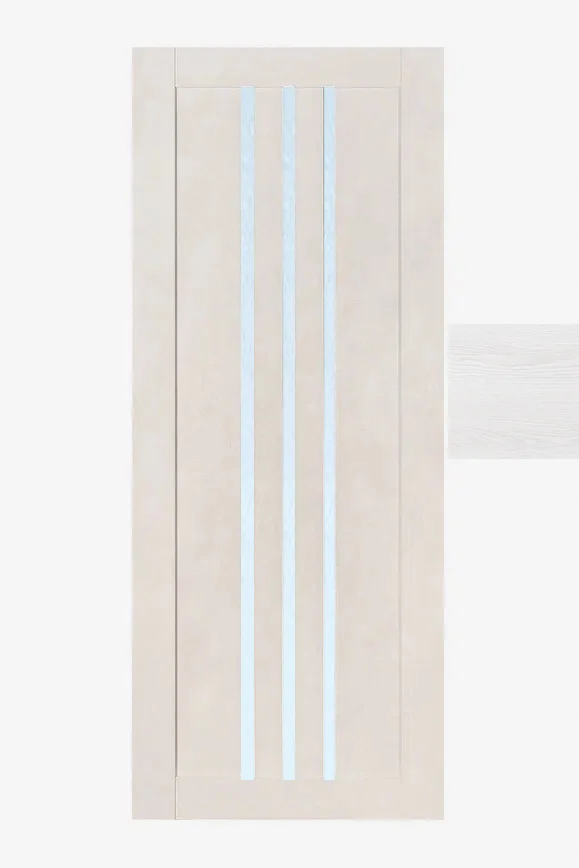 Дверь ТЕРРИ №113 Санторини, частичное стекло 70, еврошпон