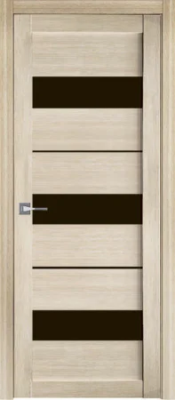 Дверь UBERTURE МОДЕРН 10004 стекло чёрное, лиственница, 60 Дверь UBERTURE МОДЕРН 10004 стекло чёрное, лиственница, 60