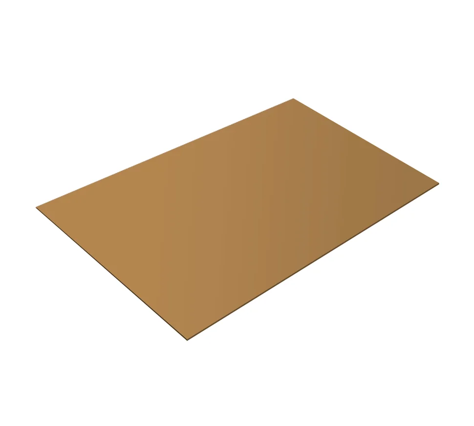 Плоский лист Quarzit RALCuprum Steel, 0.5мм, 1.25*2м (в пленке)