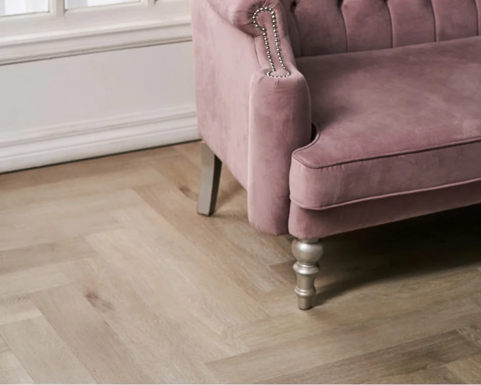 Плитка виниловая VINILAM PARQUET HERRINGBONE замковая Паркет Скандинавский IS11188, 120*720*6,5мм , 43 класс