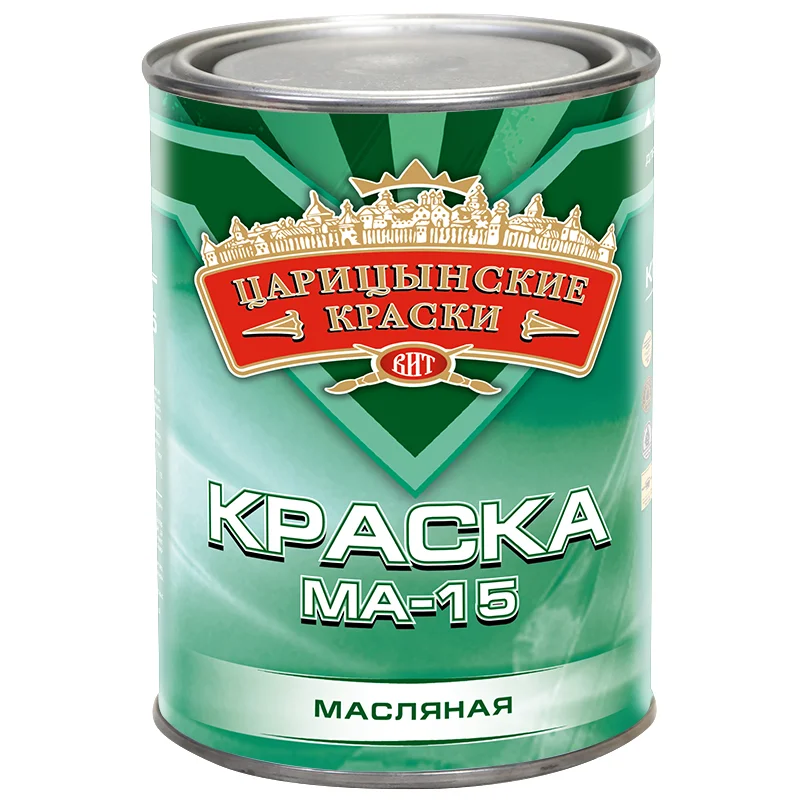 Краска МА-15 зеленая "Царицынские краски" 0,8 кг