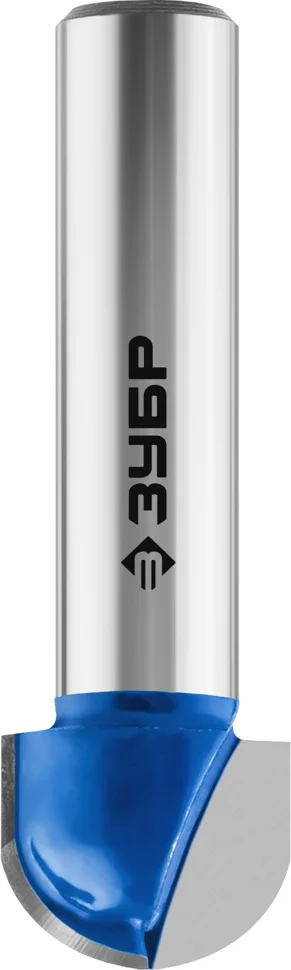 Фреза пазовая галтельная, D= 6,4мм, рабочая длина-13мм, радиус-3,2мм, хв.-8 мм, ЗУБР Профессионал